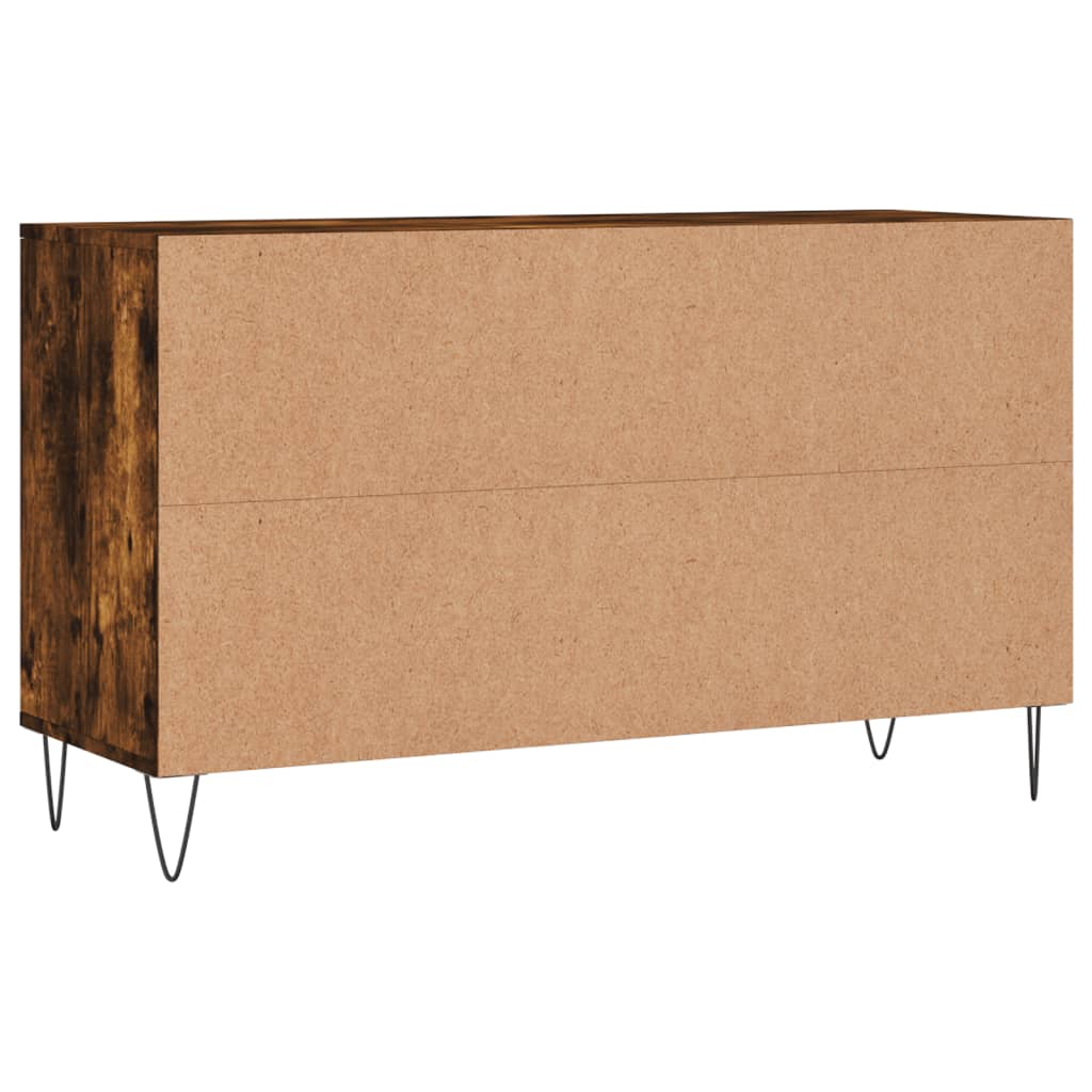 Scarpiera Rovere Fumo 102x36x60 Cm In Legno Multistrato - Image 6