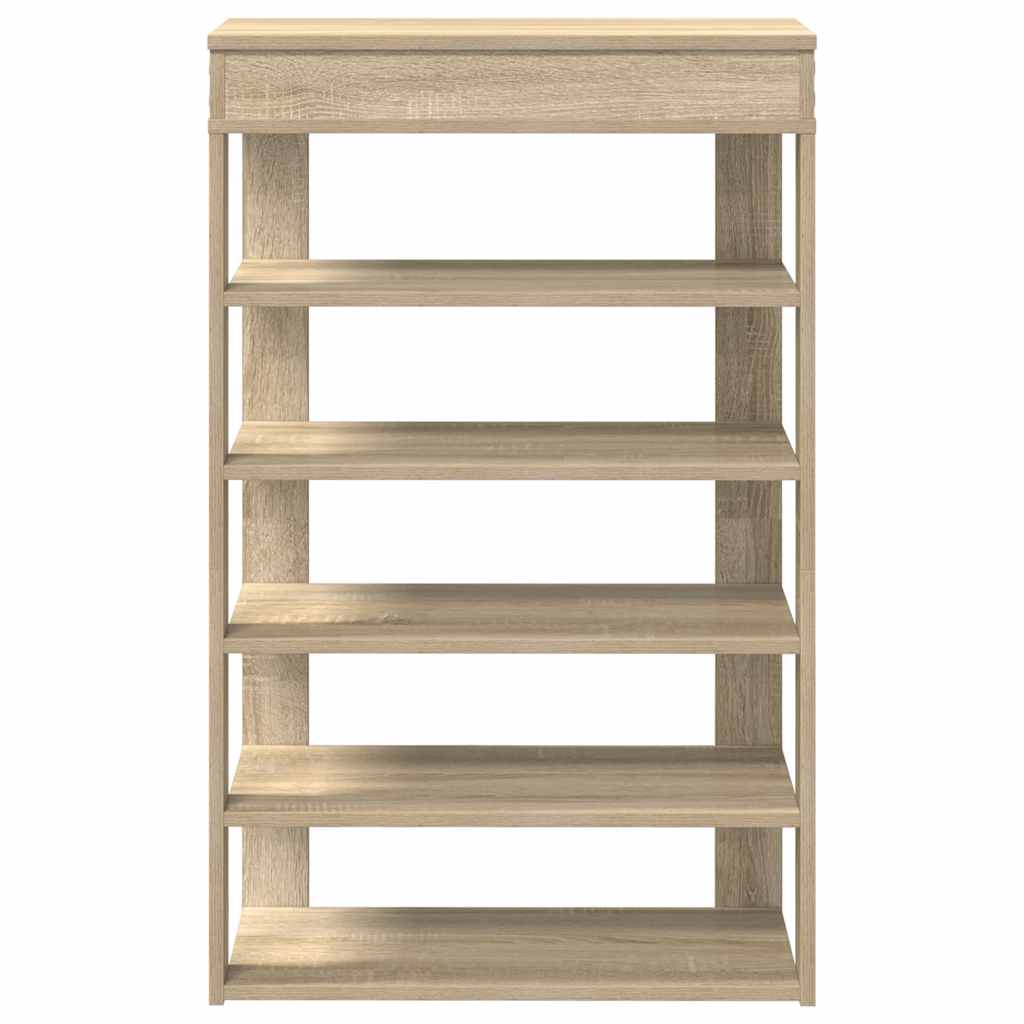 Scarpiera Rovere Sonoma 60x30x98 Cm In Legno Multistrato - Image 4