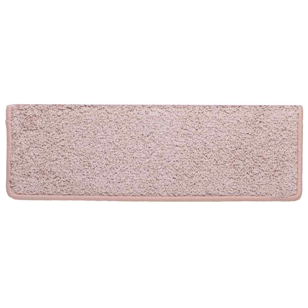 Tappetini Per Scale 30 Pz 65x21x4 Cm Bianco E Rosa Bordo Rettangolare - Image 4