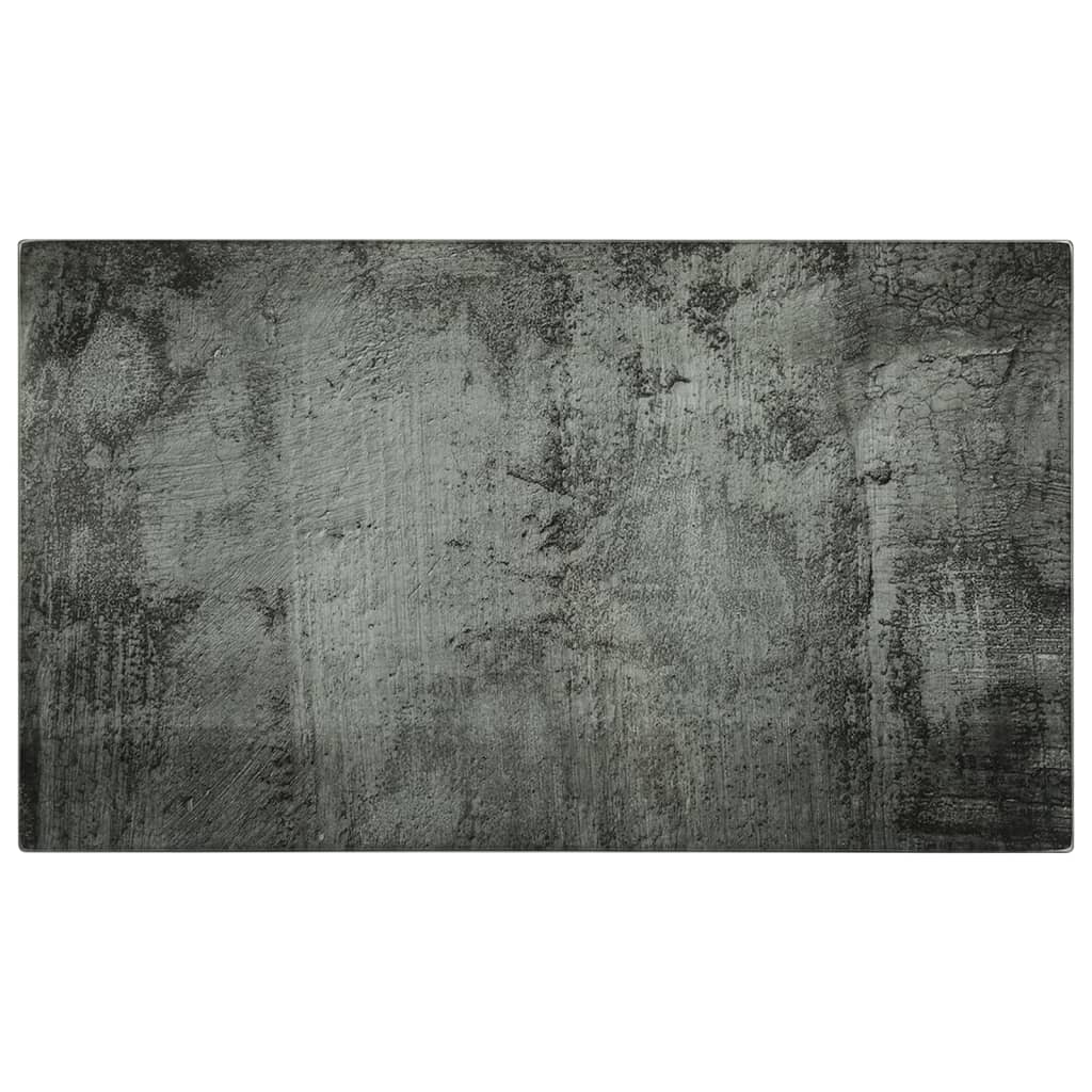 Taglieri 2 Pz Con Motivo Cemento In Vetro Temperato