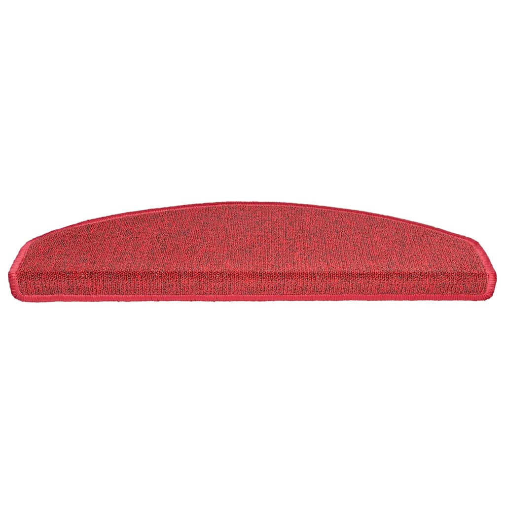 Tappetini Per Scale 30 Pz 65x24x4 Cm Rossi Semicircolari Grandi - Image 3