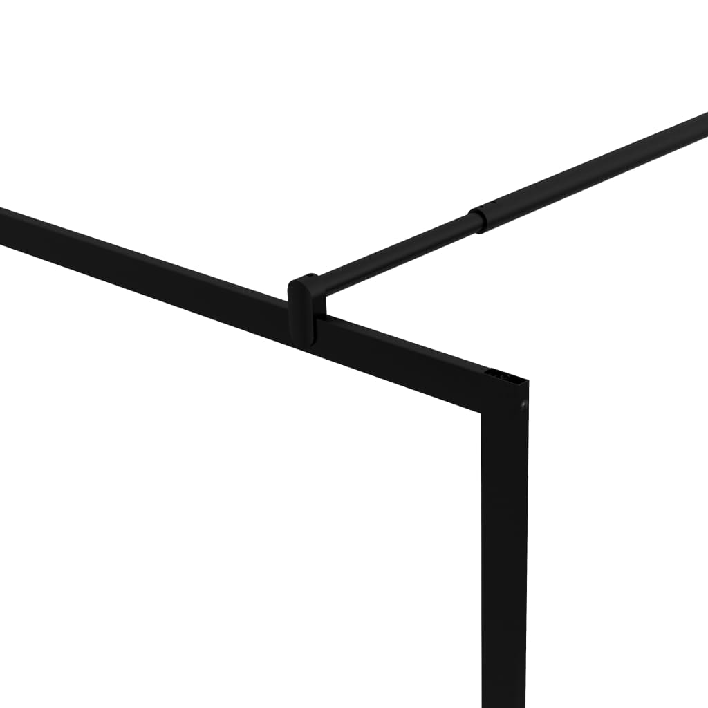Parete Per Doccia WalK-In In Vetro Temperato Nera 100x195 cm - Image 6