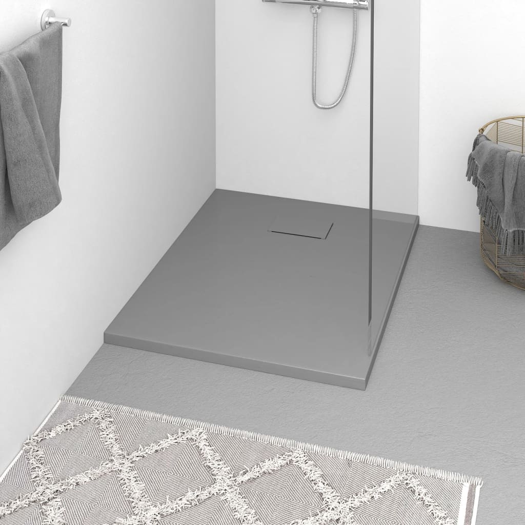 Piatto Doccia In Smc Grigio 90x70 cm