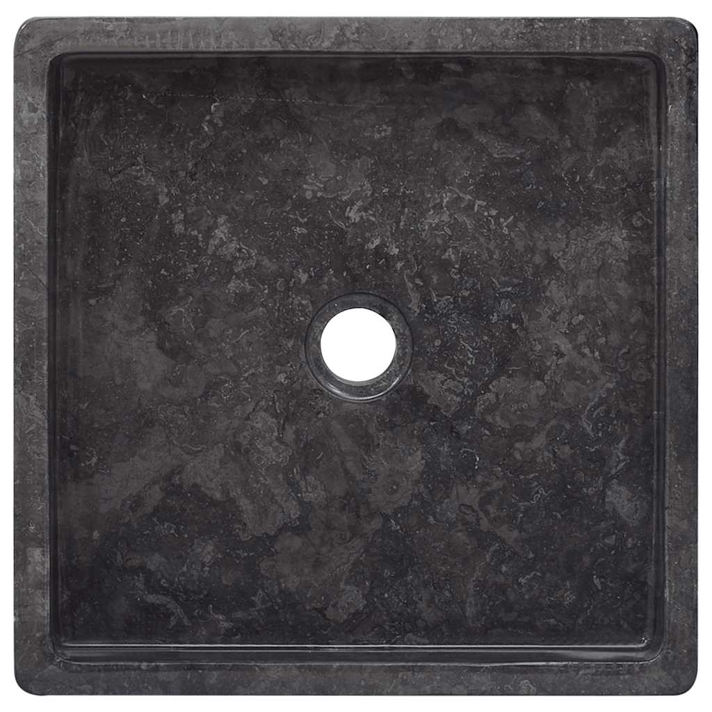 Lavandino Nero 40x40x10 Cm In Marmo - Image 4