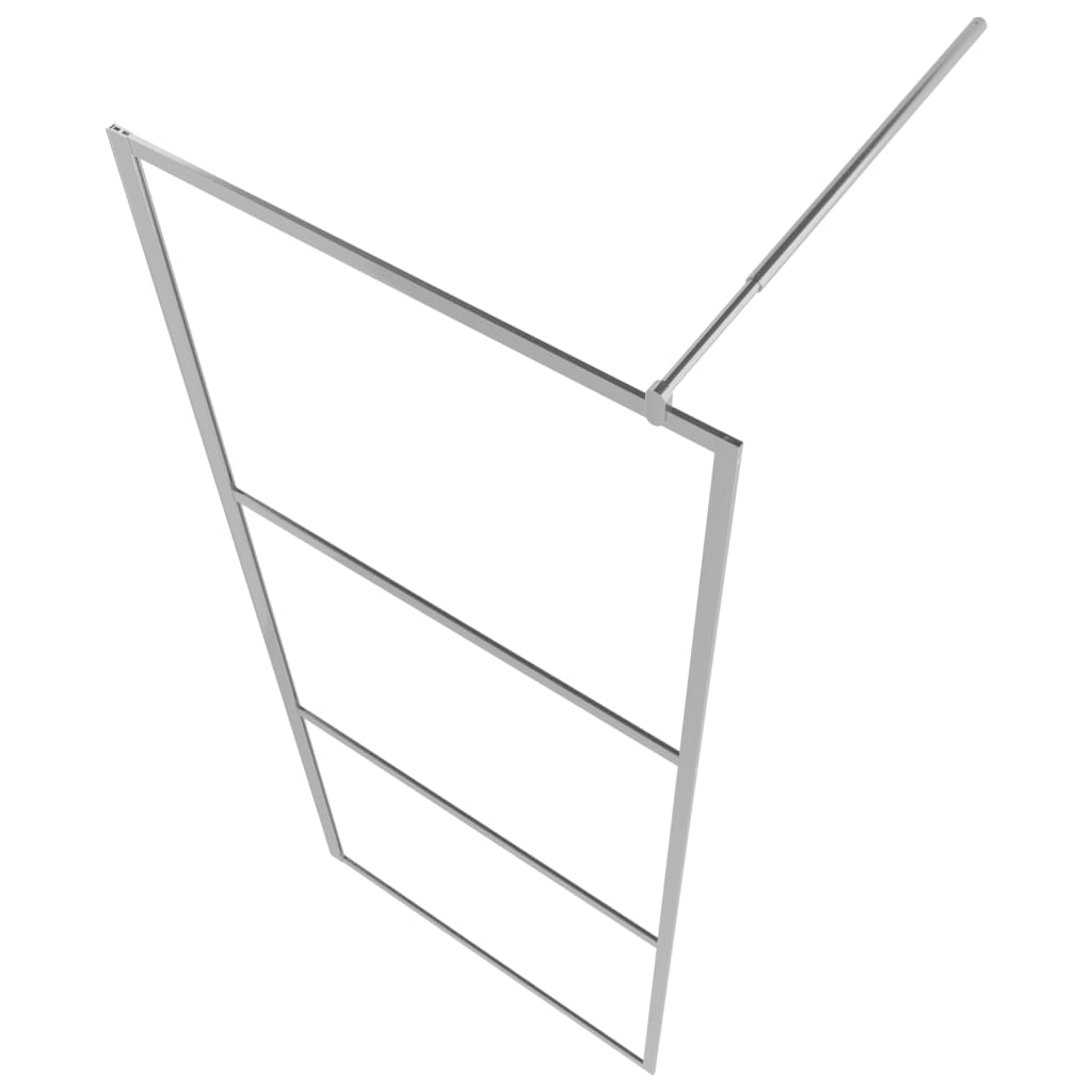 Parete Per Doccia WalK-In In Vetro Trasparente Esg 80x195 cm - Image 4