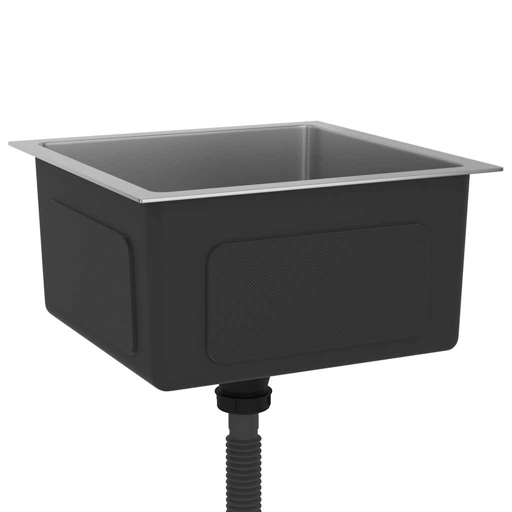 Lavello Da Cucina Lavorato A Mano In Acciaio Inox - Image 4