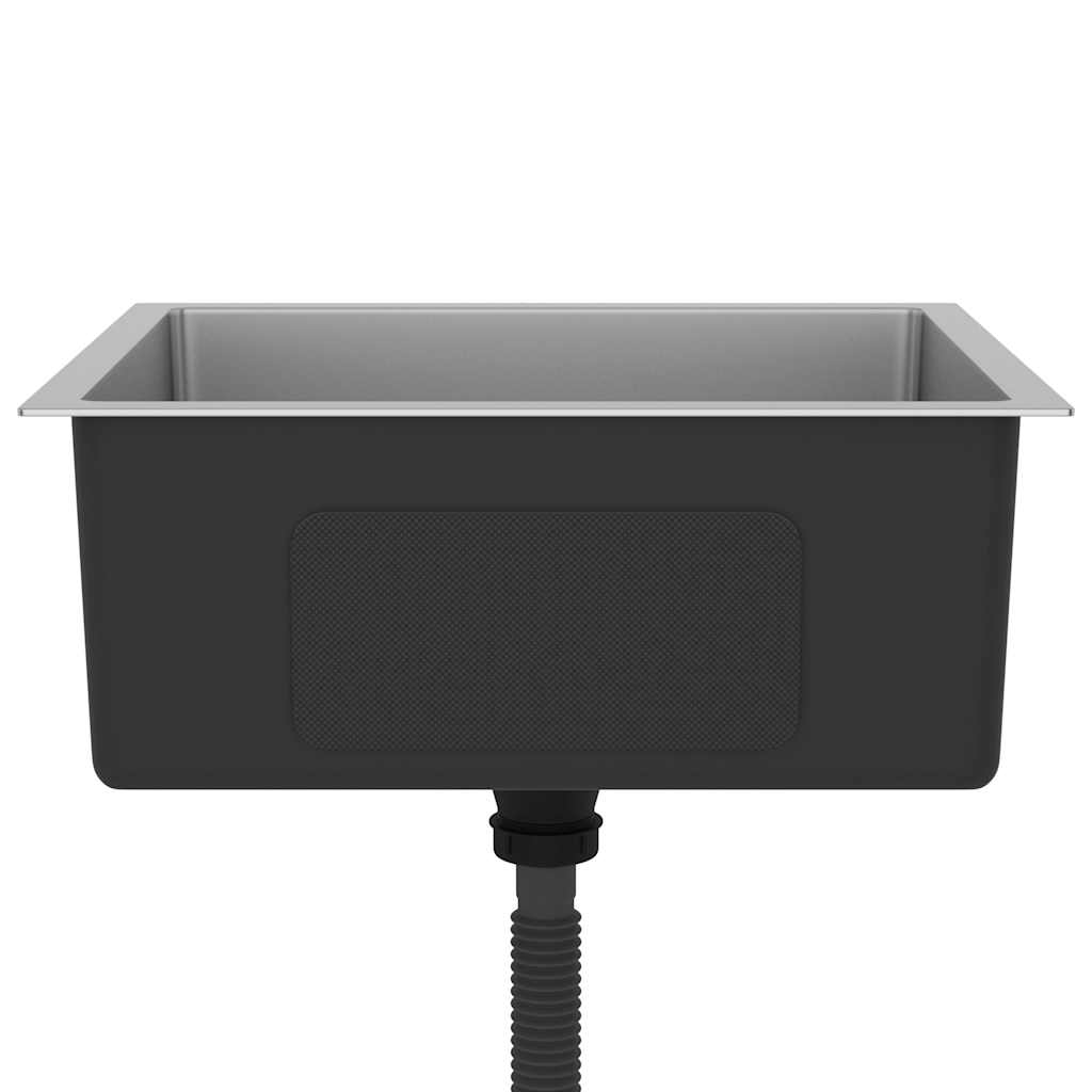 Lavello Da Cucina Lavorato A Mano In Acciaio Inox - Image 5