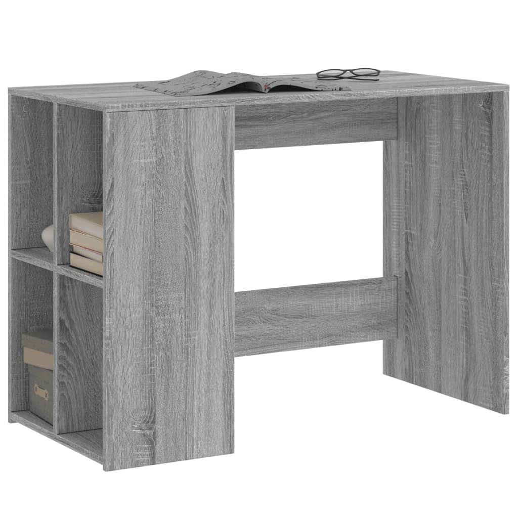 Scrivania Grigio Sonoma 102x50x75 Cm In Legno Multistrato - Image 3