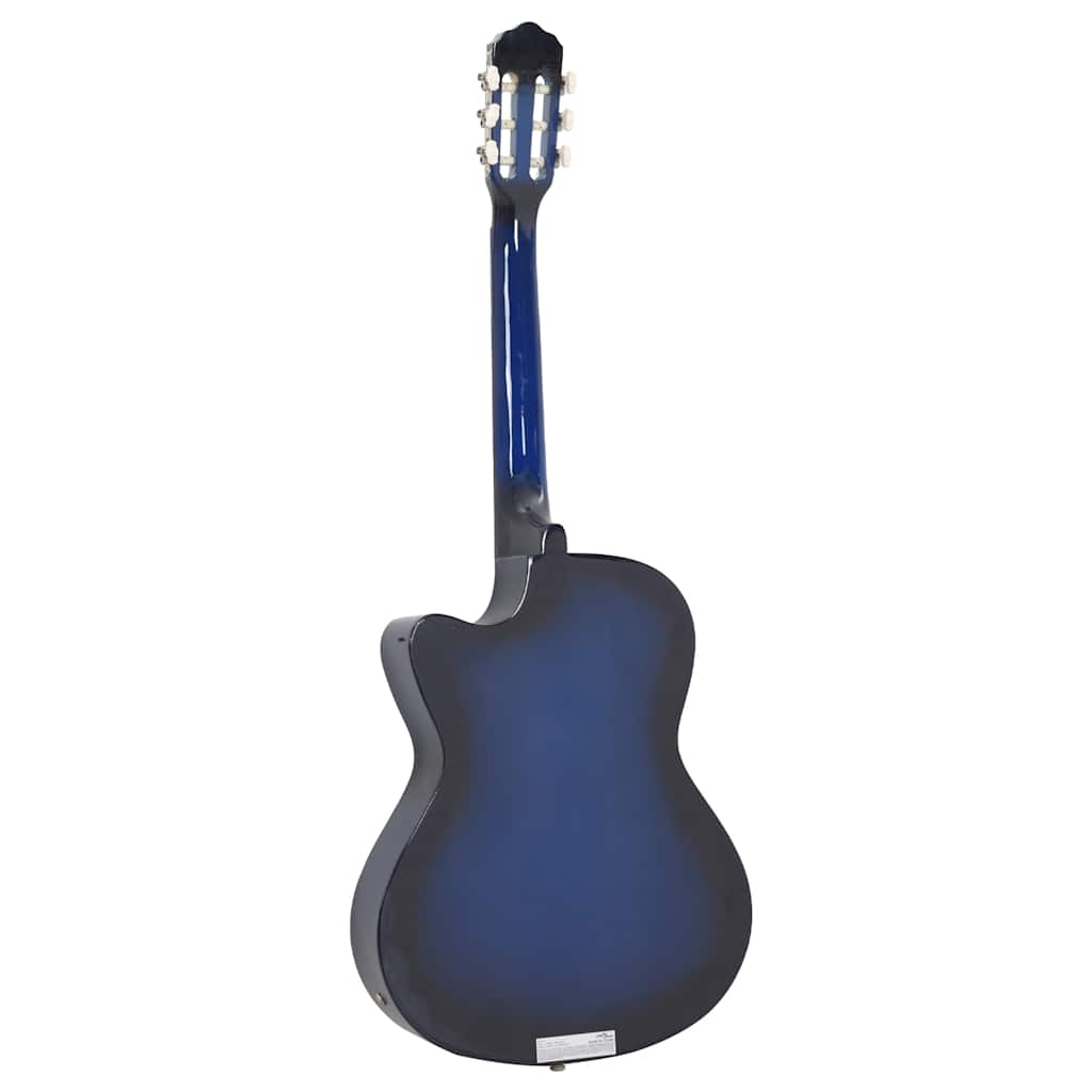 Chitarra Classica Western Con Equalizzatore E 6 Corde Blu - Image 5