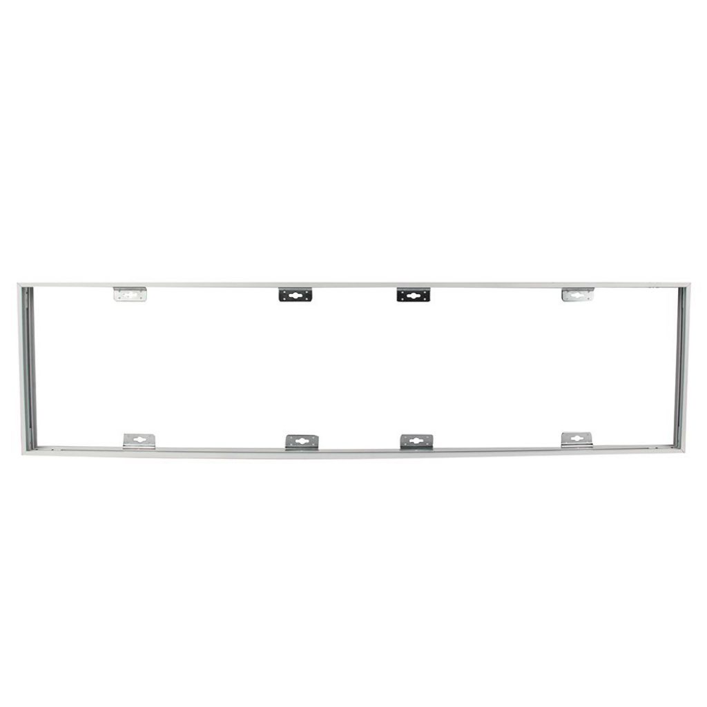 Aluminum Frame 300x1200 With Screws Fixed White
