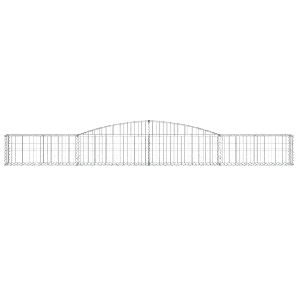 Cesti Gabbioni Ad Arco 4 Pz 400x30x40/60 Cm Ferro Zincato - Image 4