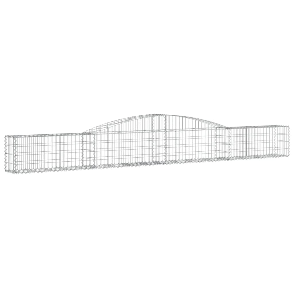 Cesti Gabbioni Ad Arco 4 Pz 400x30x40/60 Cm Ferro Zincato - Image 3