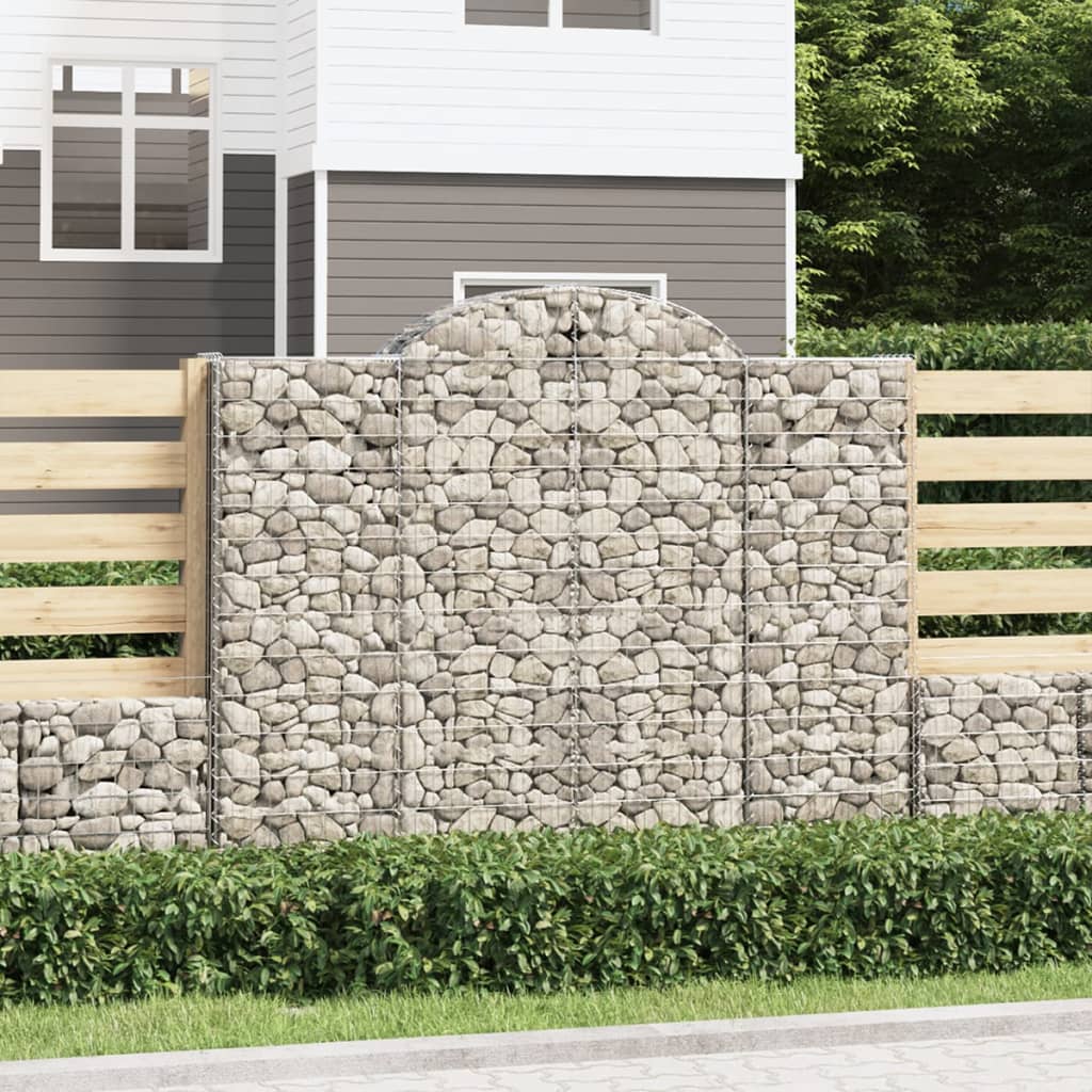 Cesti Gabbioni Ad Arco 8 Pz 200x50x160/180 Cm Ferro Zincato