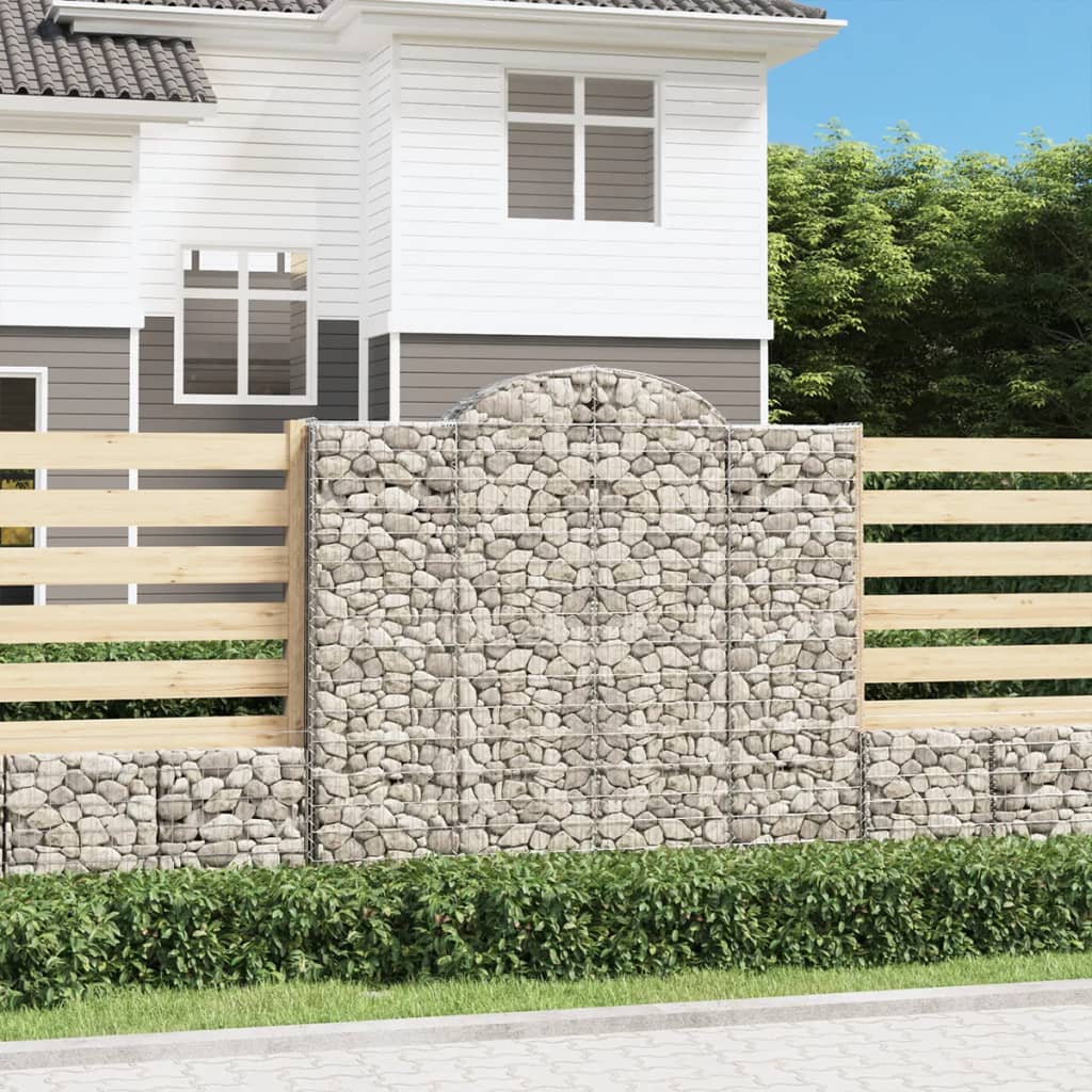 Cesti Gabbioni Ad Arco 5 Pz 200x50x180/200 Cm Ferro Zincato