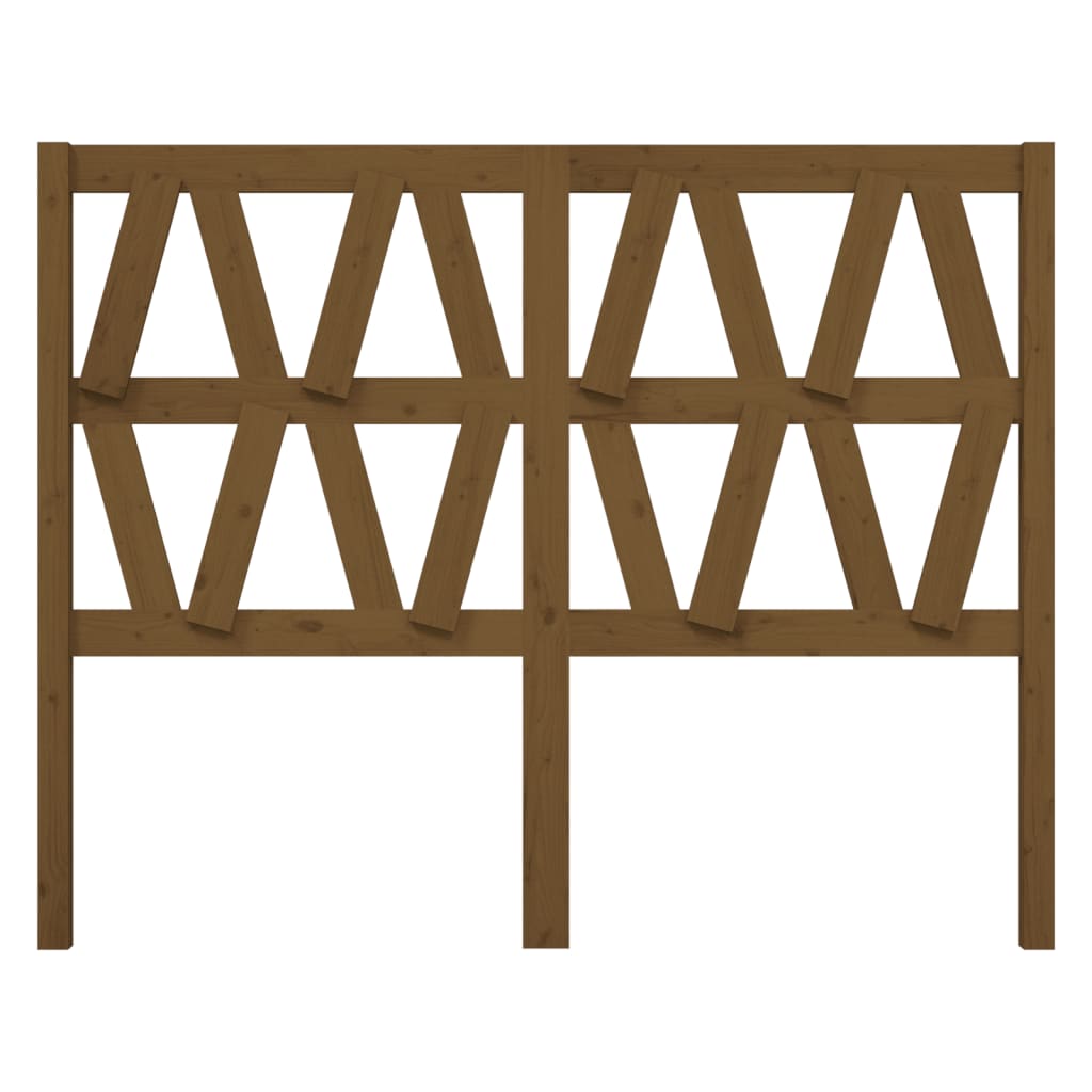 Testiera Per Letto Ambra 126x4x100 Cm In Legno Massello Di Pino - Image 3