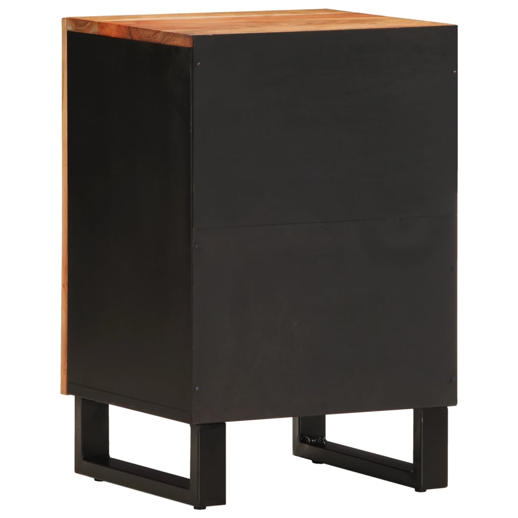 Mobile Da Bagno 38x33x58cm In Legno Massello Di Acacia - Image 6