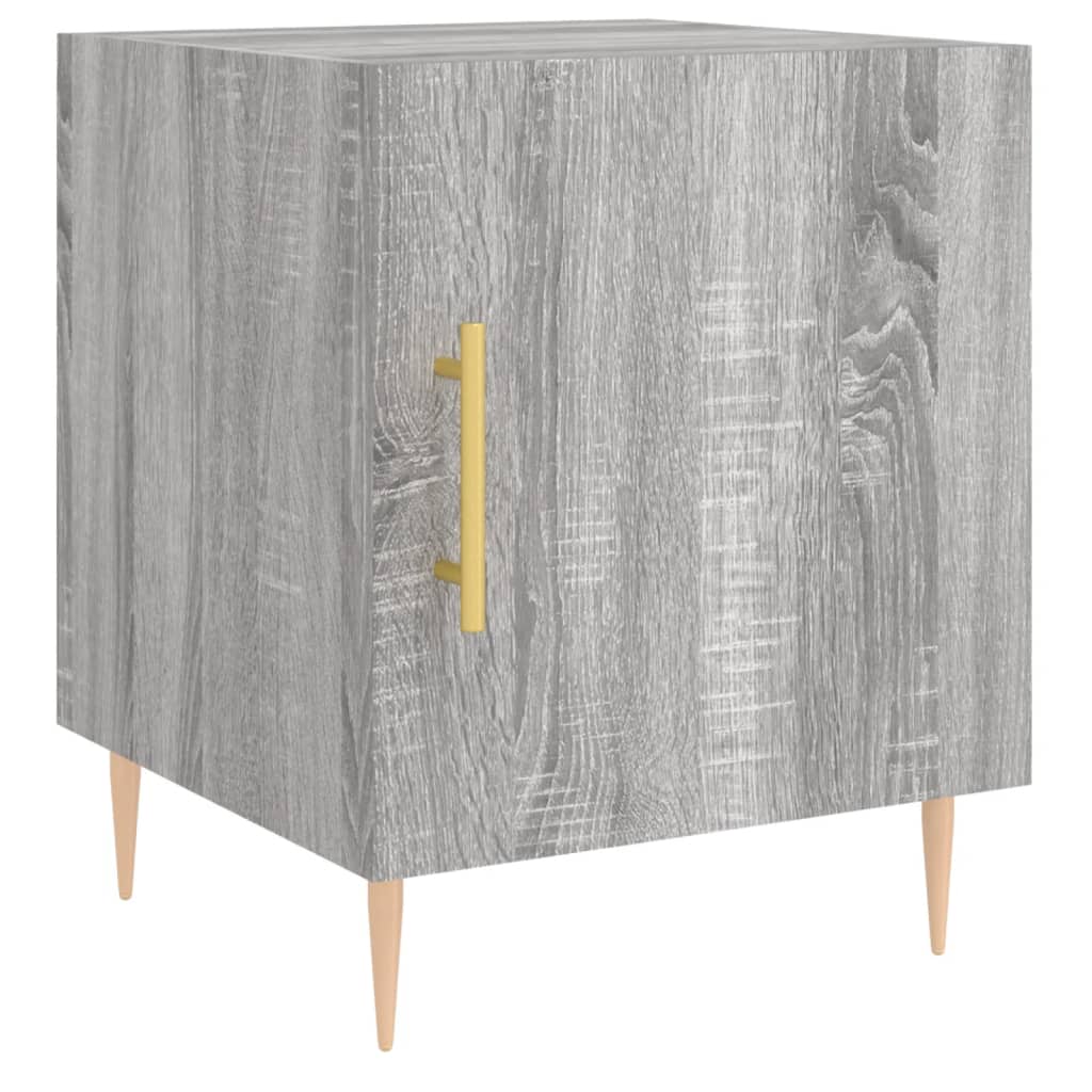 Comodini 2 Pz Grigio Sonoma 40x40x50 Cm In Legno Multistrato - Image 5