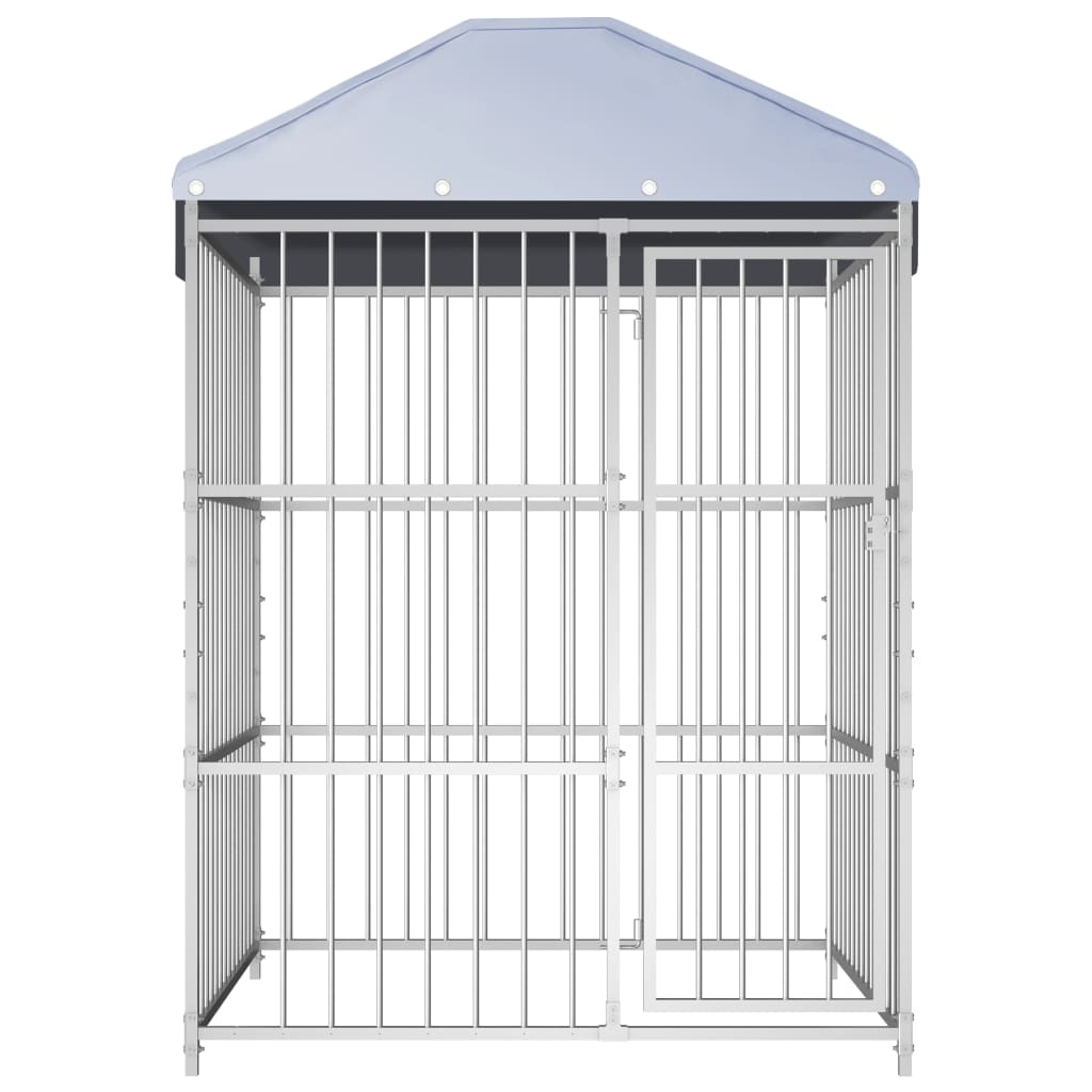 Canile Da Esterno Con Tetto 150x150x200 cm
