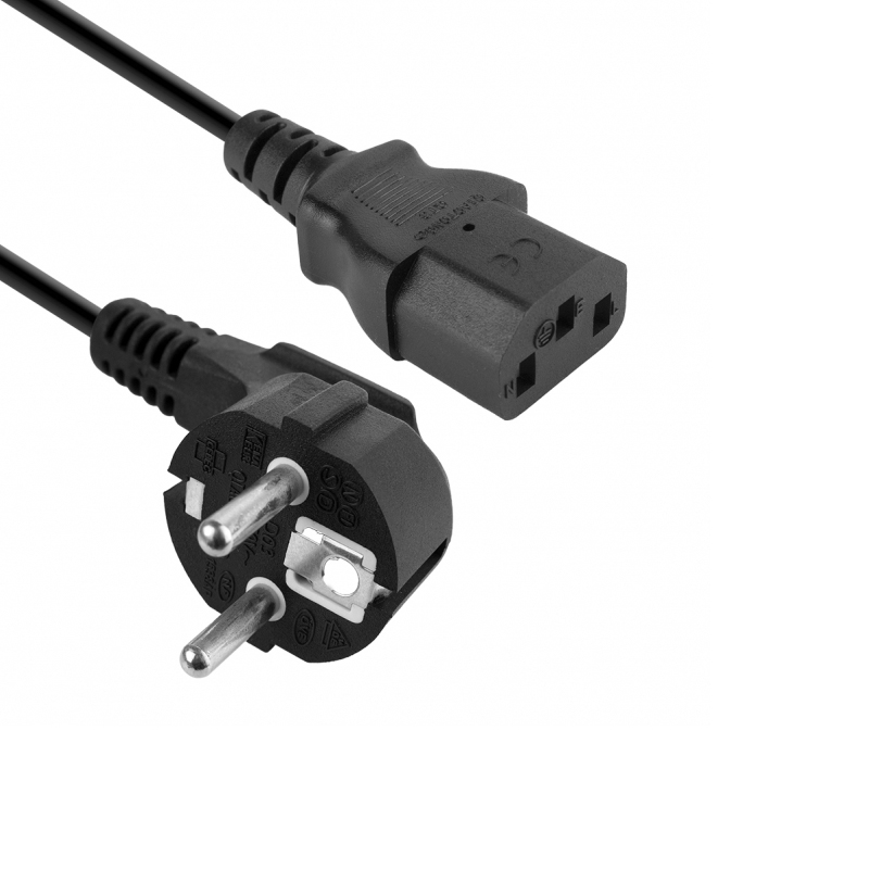 Vultech Alim15 - Cavo Alimentazione 1.5 M Pc Standard Con Presa Schuko