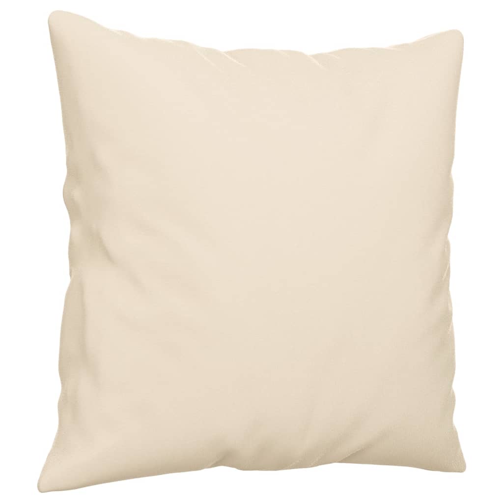 Divano A 2 Posti Con Cuscini Beige 140 Cm Tessuto Microfibra - Image 6