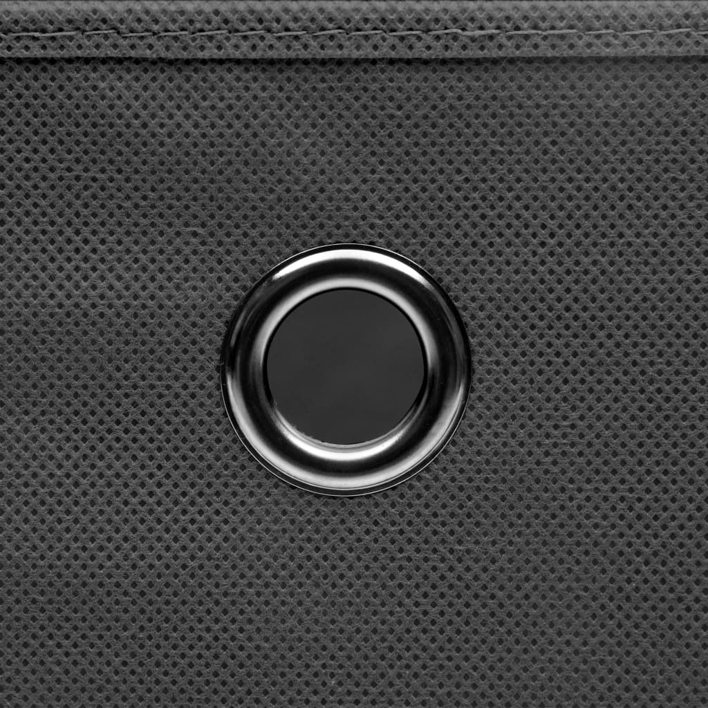 Contenitori Con Coperchi 4 Pz 28x28x28 Cm Grigio - Image 5