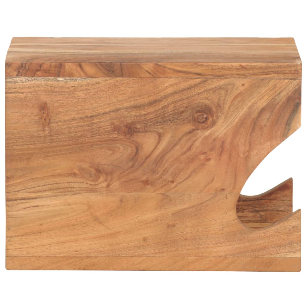 Supporto Bicicletta Da Parete 35x25x25 Cm In Legno Di Acacia - Image 3