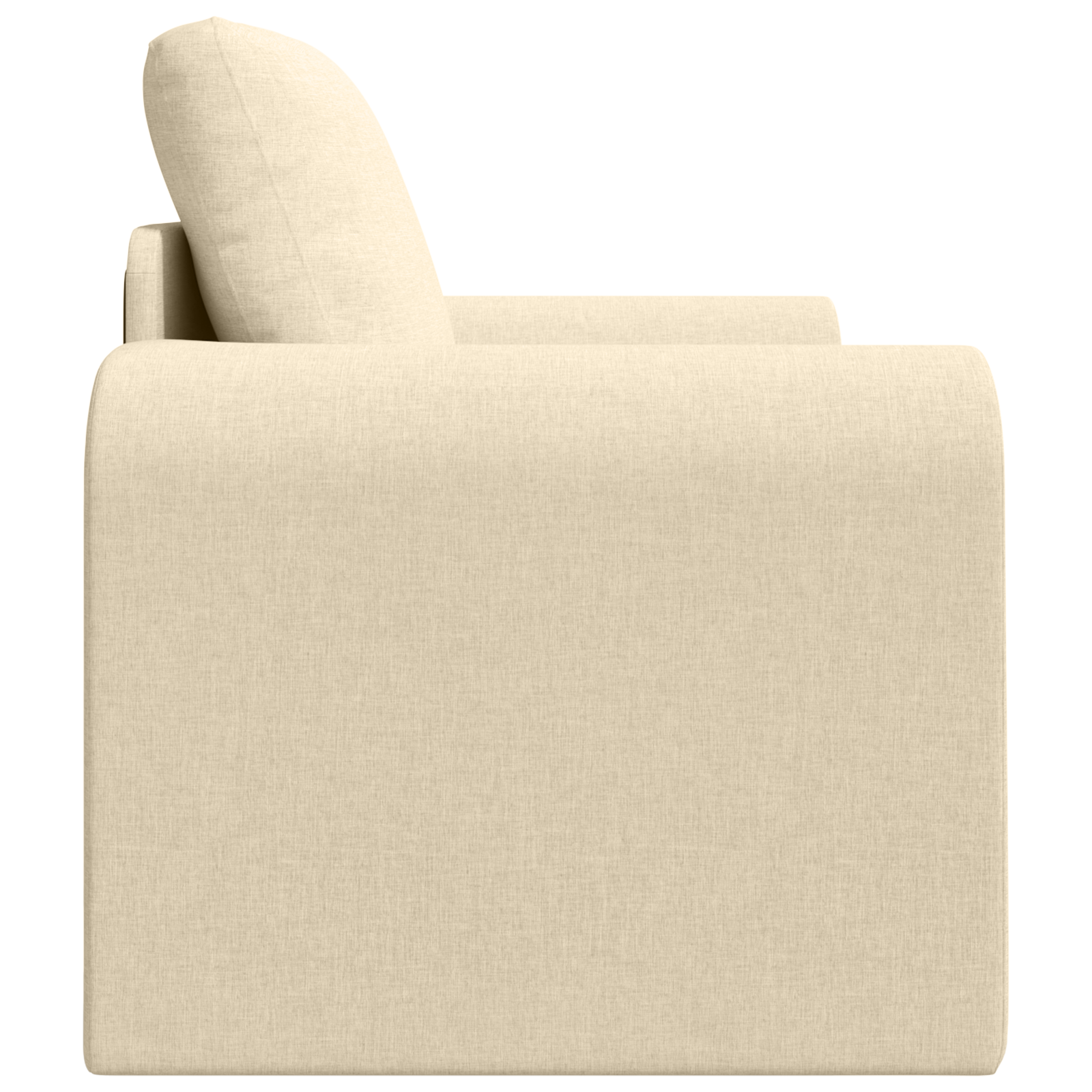 Divano Letto Crema 98 X 71 X 83 Cm Velluto - Image 6