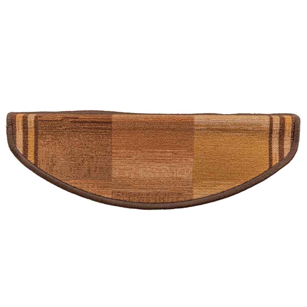 Tappetini Per Scale Autoadesivi 10pz 65x21x4 Cm Marroni - Image 4