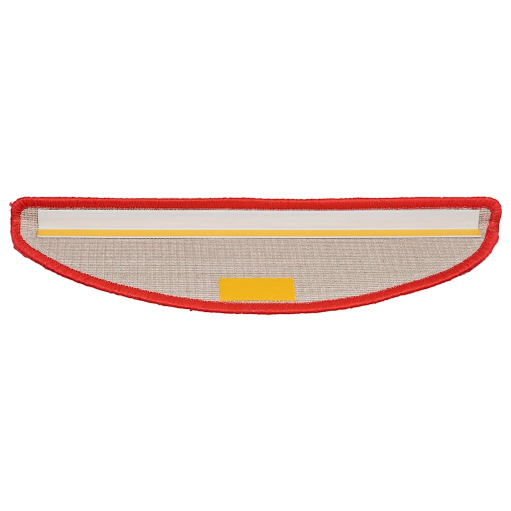 Tappetini Per Scale 20 Pz 56x17x3 Cm Rossi Semicircolari - Image 4