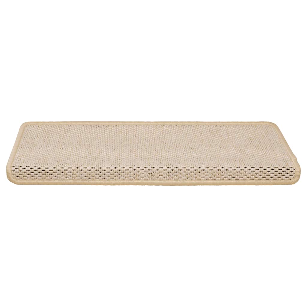 Tappeti Autoadesivi Scale Aspetto Sisal 30 Pz 65x21x4 Cm Berber - Image 3