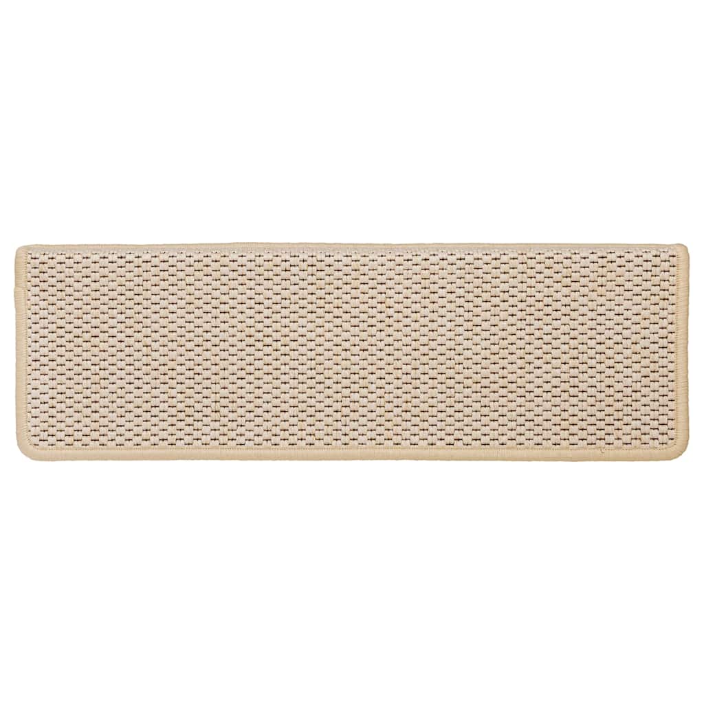Tappeti Autoadesivi Scale Aspetto Sisal 30 Pz 65x21x4 Cm Berber - Image 5