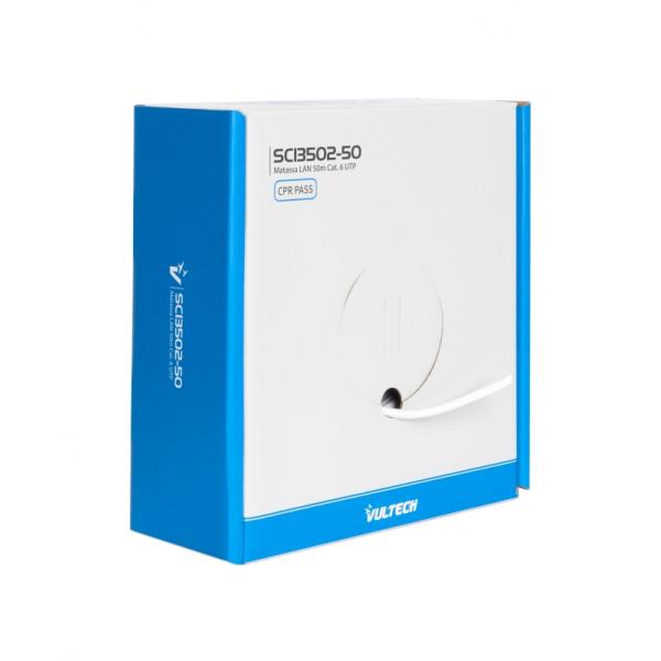 Vultech Sc13502-50 - Matassa Cavo Rete 50mt Cat. 6 Utp - Image 3