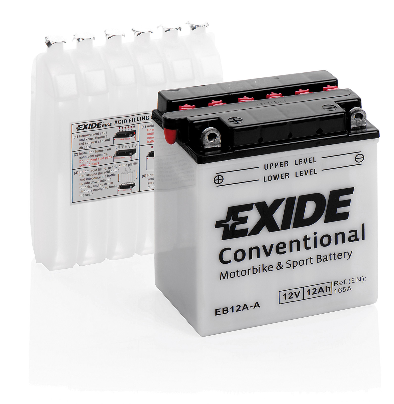 Batteria 12v - Exide Bike Conventional - 12 Ah - 165 A