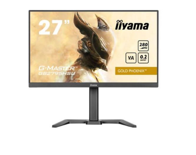 Iiyama 27" Fast Va Gaming, G-Master Gold Phoenix, Freesync Premium, 1920x1080@280hz, 300cd/m², 4000:1, Hdmi, Displayport, 0,2ms (mprt), Speakers, Usb