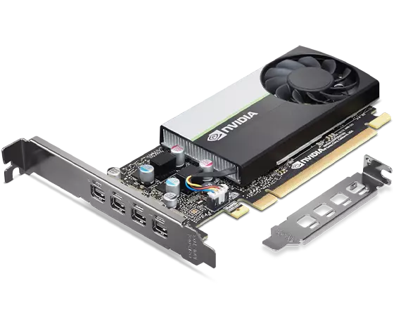 Lenovo Nvidia T1000 - Grafikkarten - T1000 - 8 Gb Gddr6 - Pcie 3.0 X16 - 4 X Mini Displayport - Braune Box - Für Thinkstation P340, P350, P520, P620,