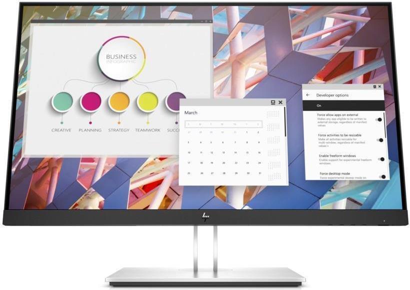 Hp E24 G4 - E-Series - LeD-Monitor - 61cm (24") (23.8" Sichtbar) - 1920 X 1080 Full Hd (1080p) @ 60 Hz - Ips - 250 Cd/m² - 1000:1 - 5 Ms - Hdmi, Vga,