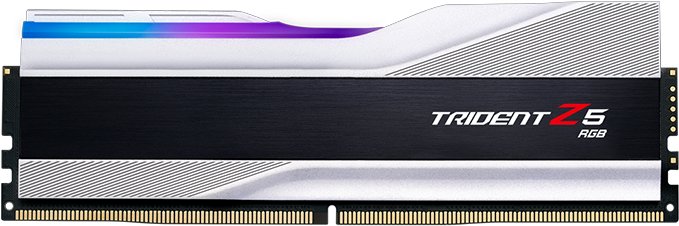 G.skill Trident Z5 Rgb - Ddr5 - Kit - 32 Gb: 2 X 16 Gb - Dimm 288-Pin - 6000 Mhz / Pc5-48000 - Cl30 - 1.35 V - Ungepuffert - NoN-Ecc - Metallisch Sil