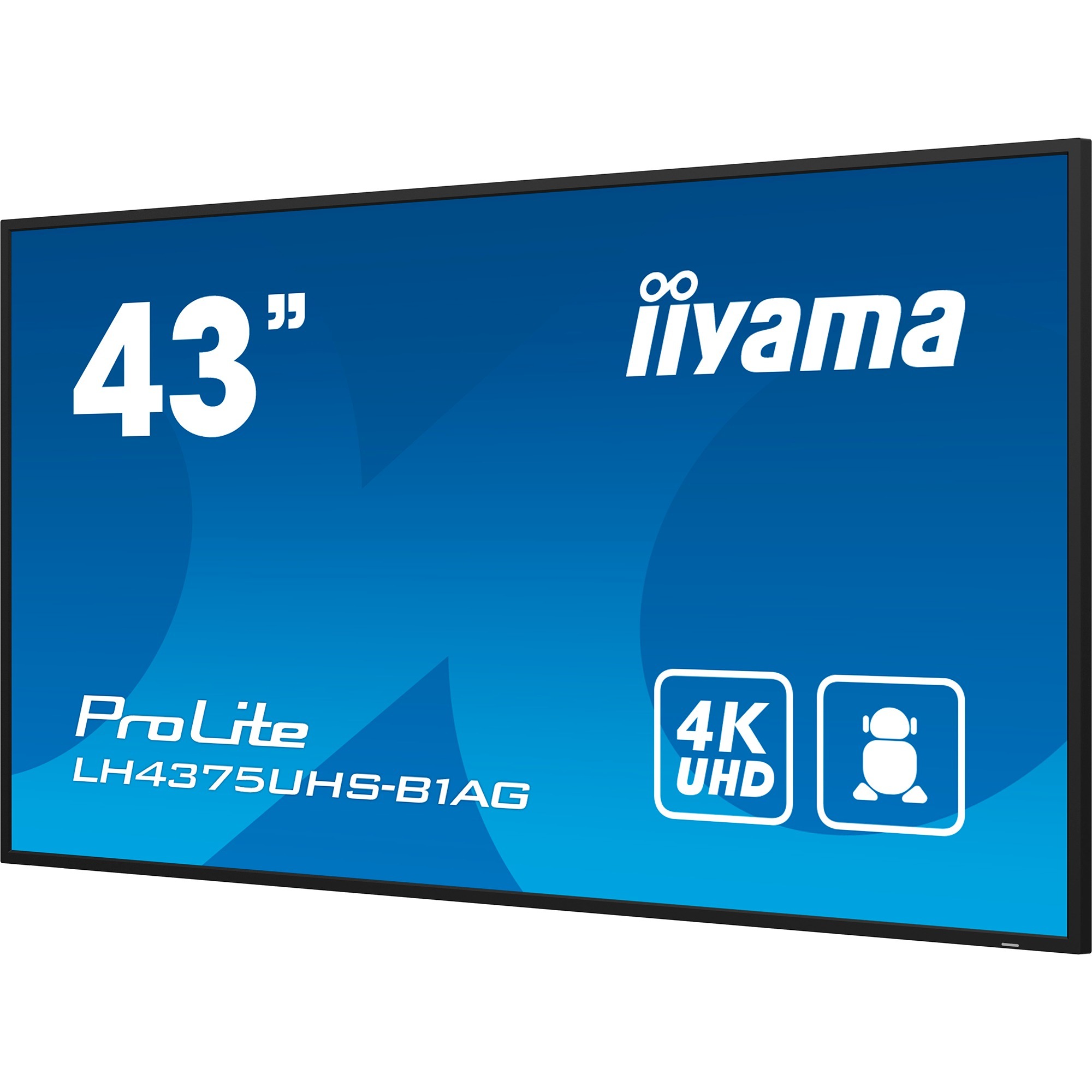 Iiyama Lh4375uhS-B1ag SignagE-Display 108 Cm (42.5") Lcd 500 Cd/m² 4k Ultra Hd Eingebauter Prozessor Android 8.0 18/7 [energieklasse G] (lh4375uhS-b1