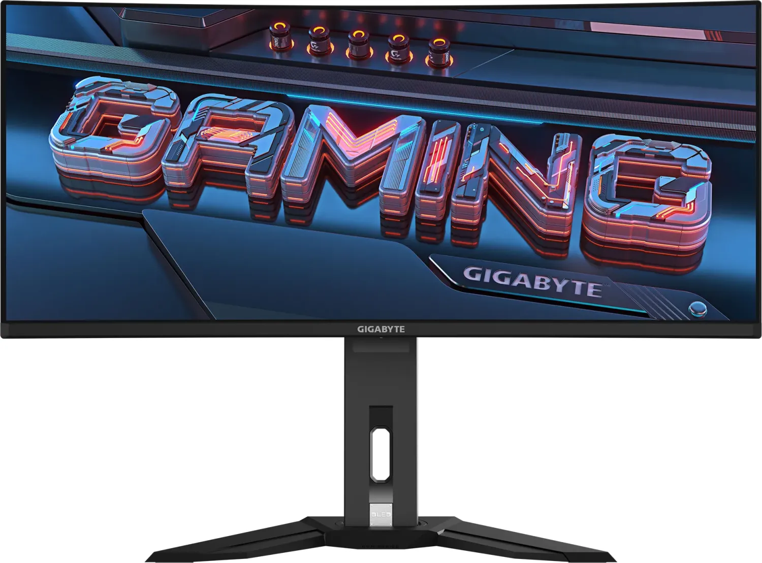 Gigabyte Mo34wqc 34” Oled Wqhd Curved Gaming Monitor - 3440x1440(wqhd) - 175hz - 0.03ms - Kvm - 250 Cd/m² - Freesync Premium Pro - Displayhdr True bl
