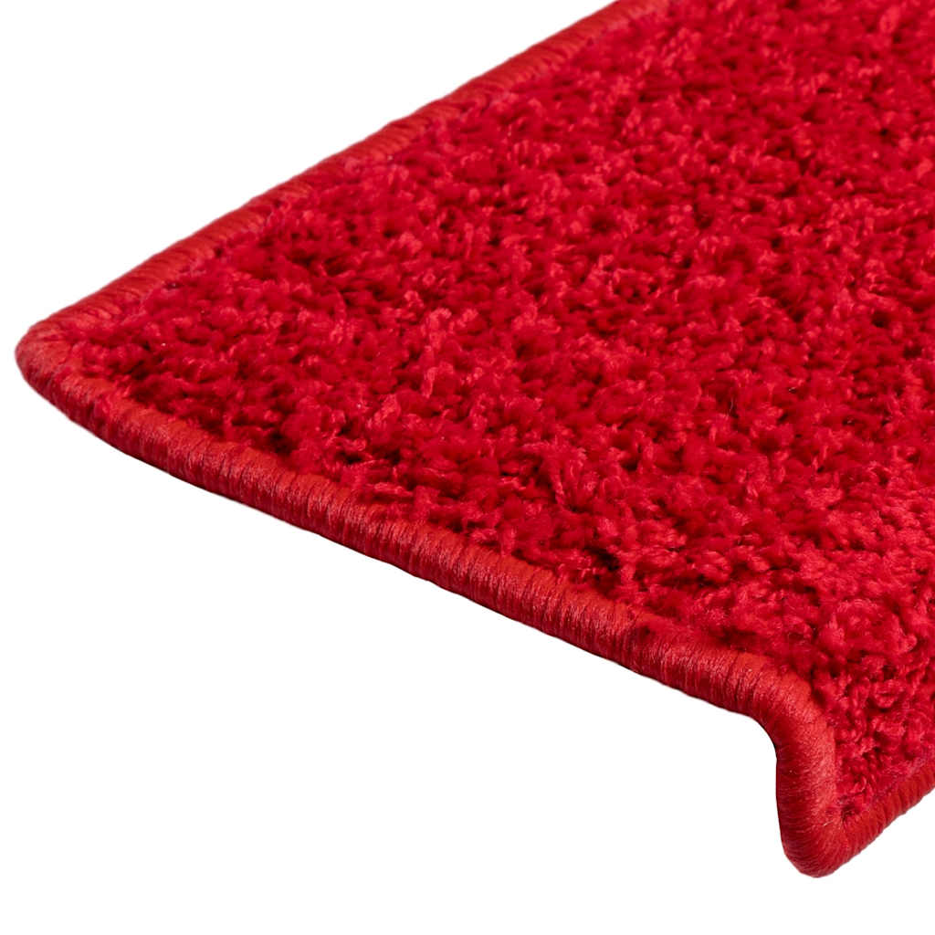Tappetini Per Scale 30 Pz 65x21x4 Cm Rosso Bordo Rettangolare - Image 6