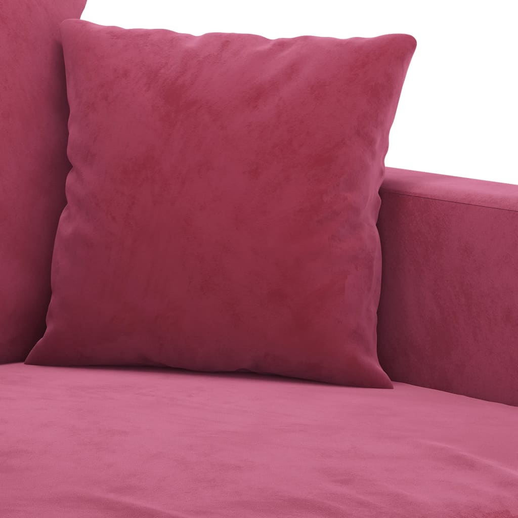 Poltrona Rosso Vino 60 Cm Velluto - Image 6