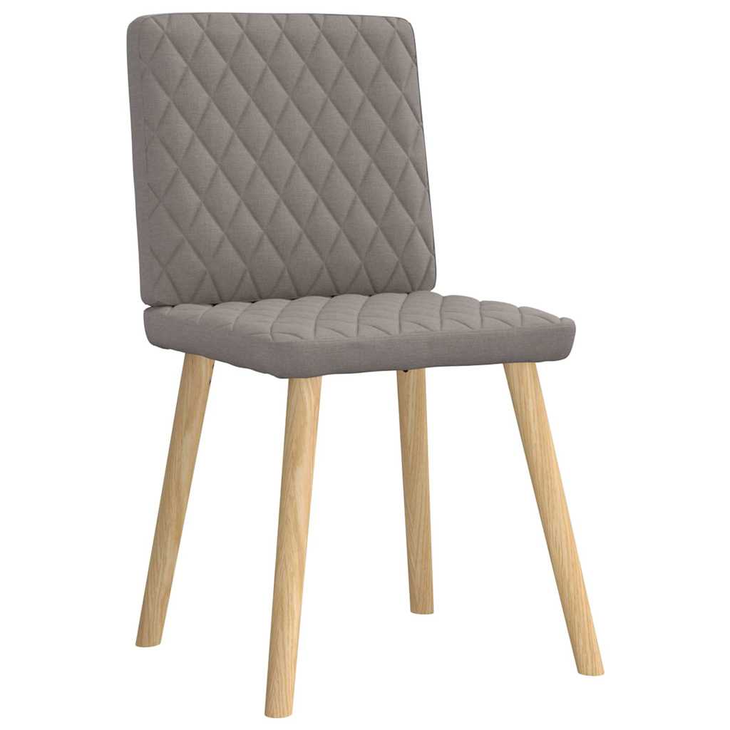 Sedie Da Pranzo 6 Pz Grigio Talpa In Tessuto - Image 3