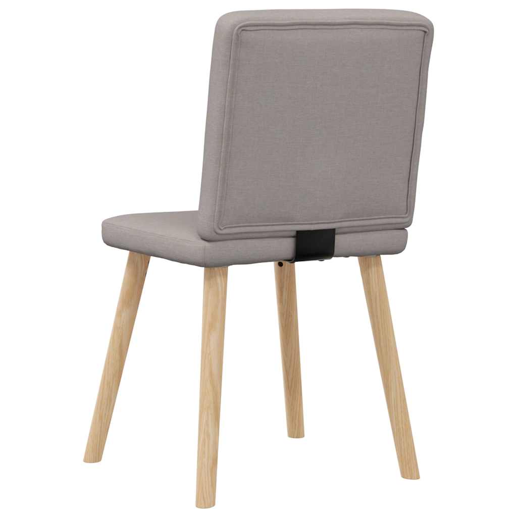 Sedie Da Pranzo 6 Pz Grigio Talpa In Tessuto - Image 6