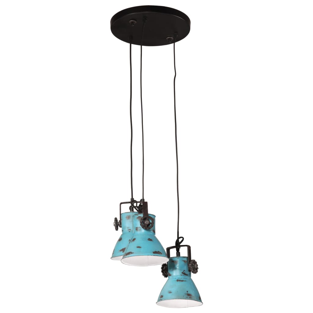 Lampada Pensile 25 W Blu Anticato 30x30x100 Cm E27