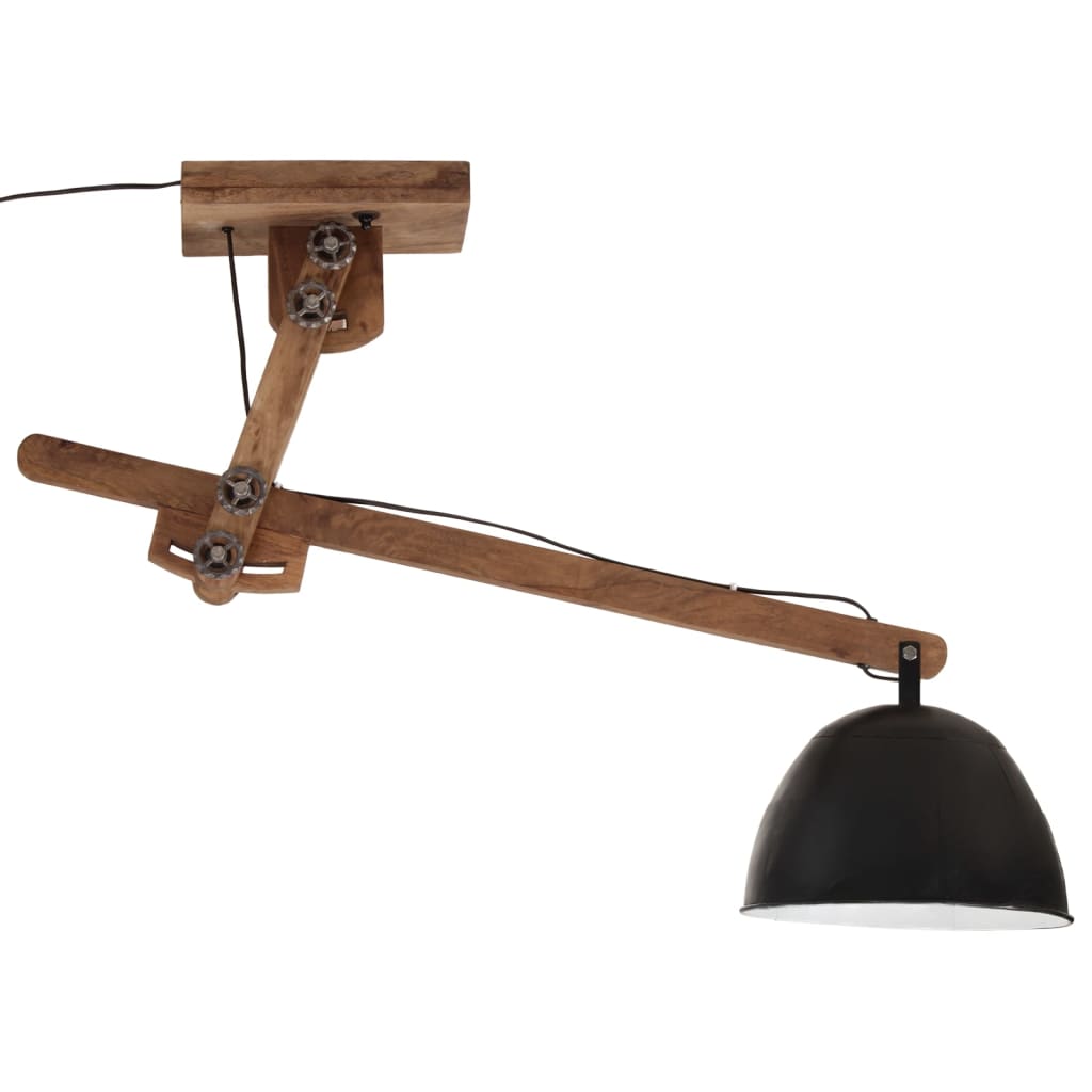 Lampada Da Soffitto 25 W Nera 105x30x65-108cm E27 - Image 3