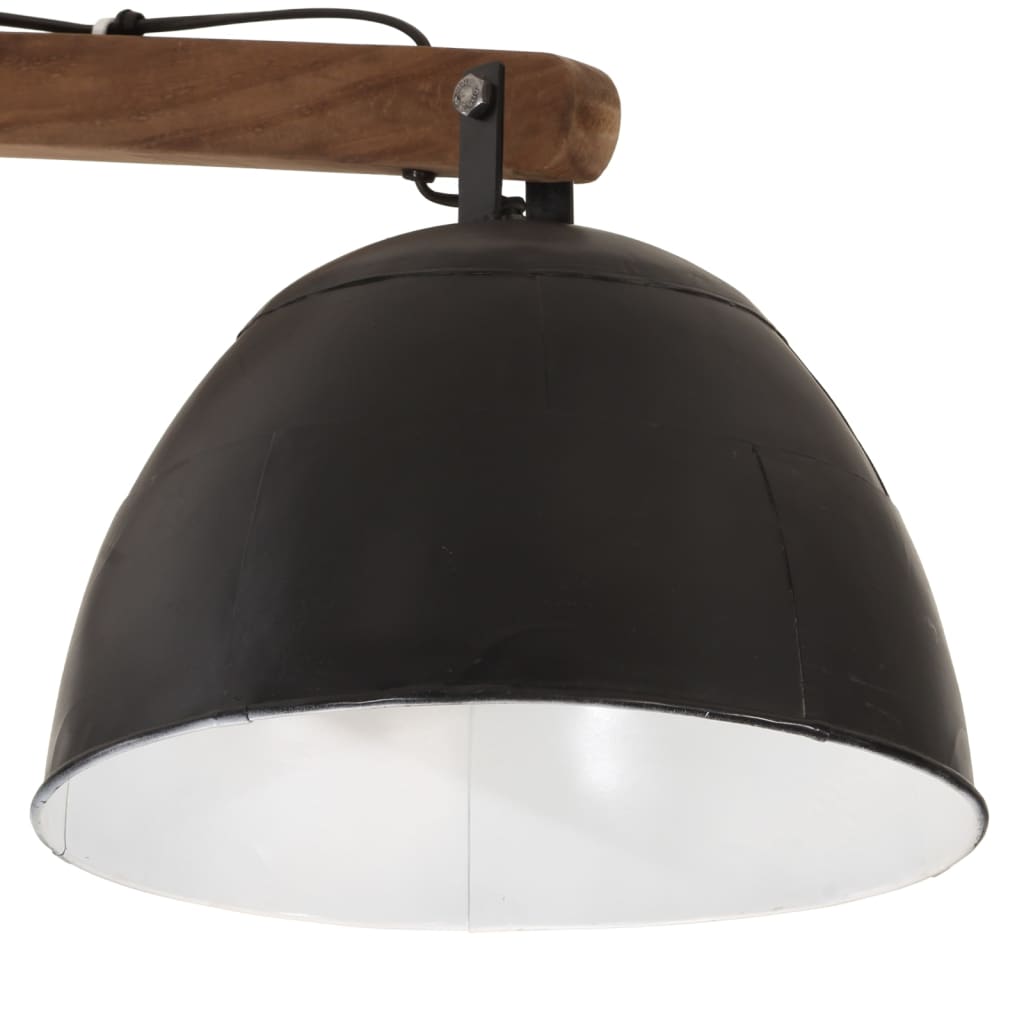 Lampada Da Soffitto 25 W Nera 105x30x65-108cm E27 - Image 5