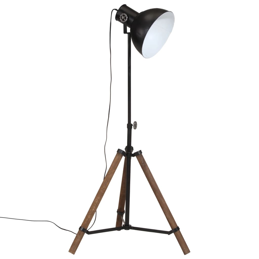 Lampada Da Terra 25 W Nera 75x75x90-150 Cm E27