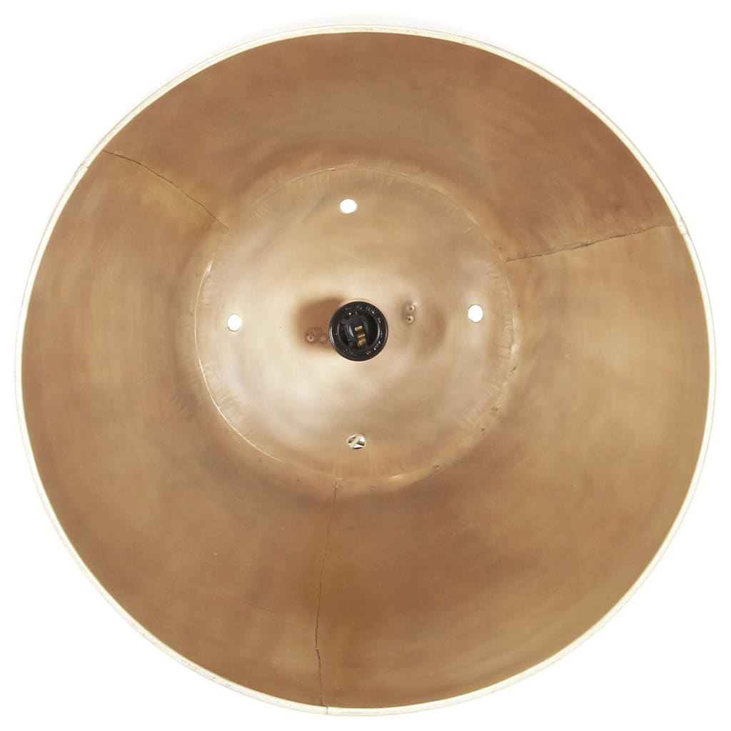 Lampada A Sospensione Industriale 25 W Ottone Rotonda 42 Cm E27 - Image 5