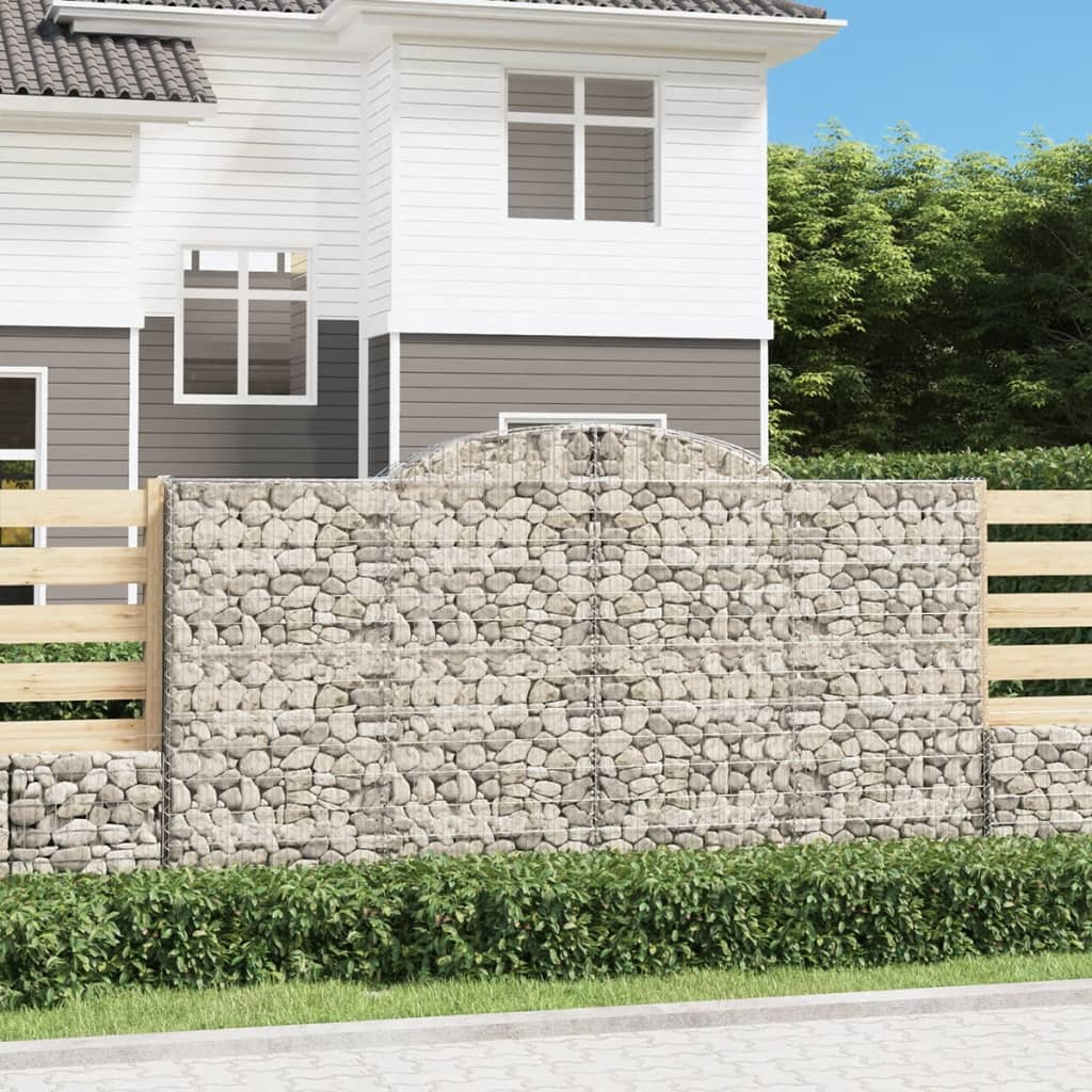 Cesti Gabbioni Ad Arco 8 Pz 300x50x160/180 Cm Ferro Zincato