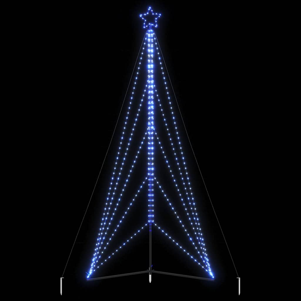 Albero Di Natale A Led 615 Led Blu 404,5 cm